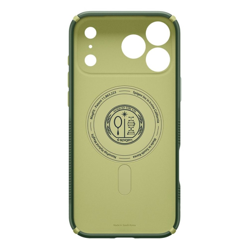 SPIGEN Nano Pop Hybrid MagSafe калъф за iPhone 17 Pro Max / 18 Pro Max Avo Green