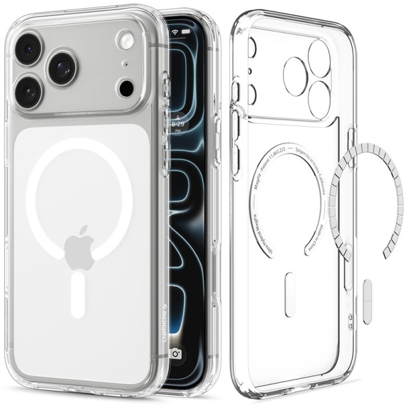 SPIGEN Ultra Hybrid MagSafe iPhone 17 Pro / 18 Pro Clear/White (ACS12155)