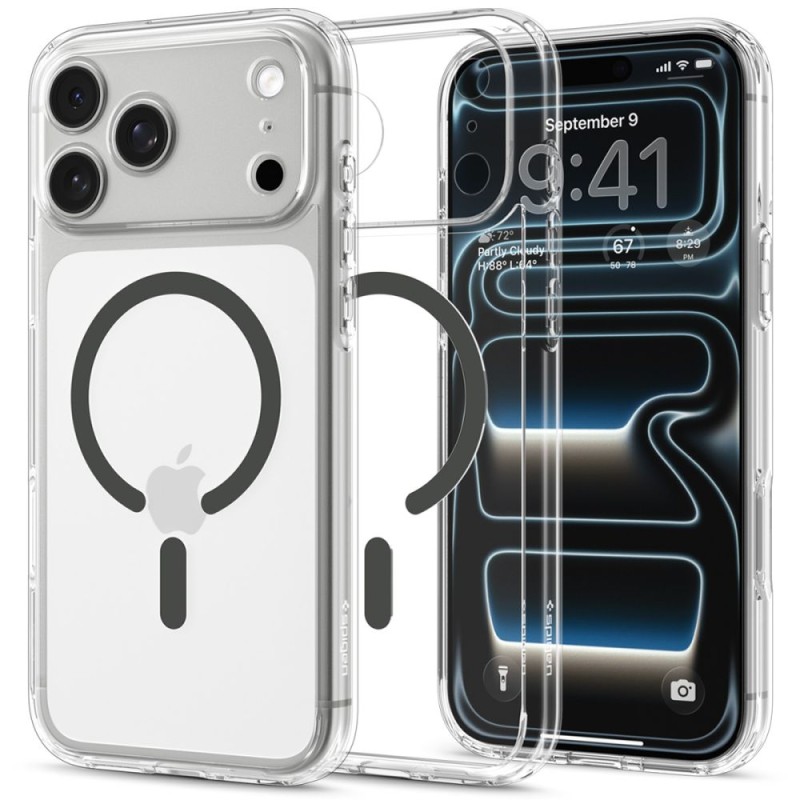 Spigen Ultra Hybrid MagSafe iPhone 17 Pro / 18 Pro Clear/Graphite (ACS12156)