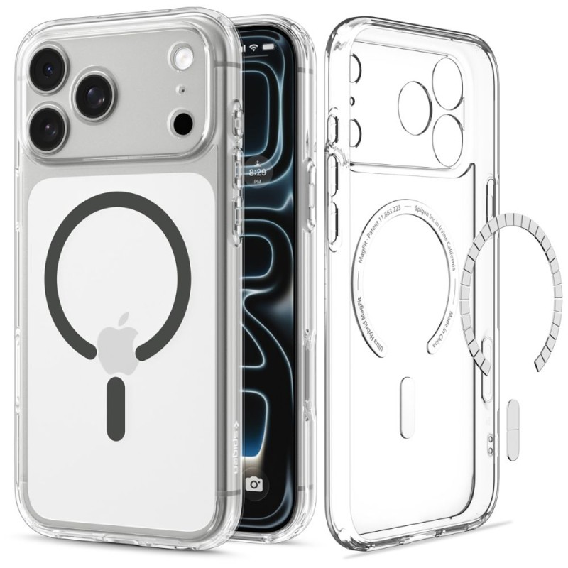 Spigen Ultra Hybrid MagSafe iPhone 17 Pro / 18 Pro Clear/Graphite (ACS12156)