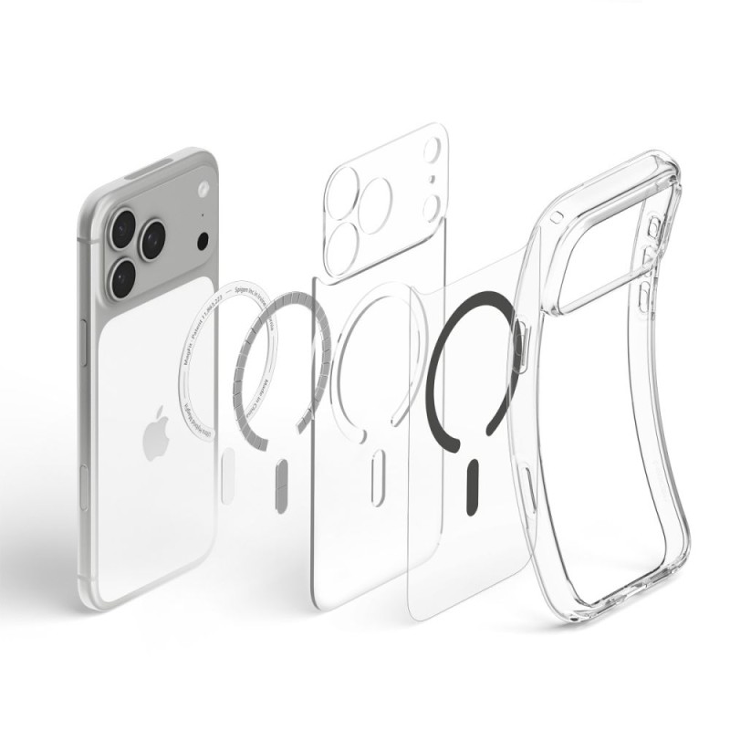 Spigen Ultra Hybrid MagSafe iPhone 17 Pro / 18 Pro Clear/Graphite (ACS12156)