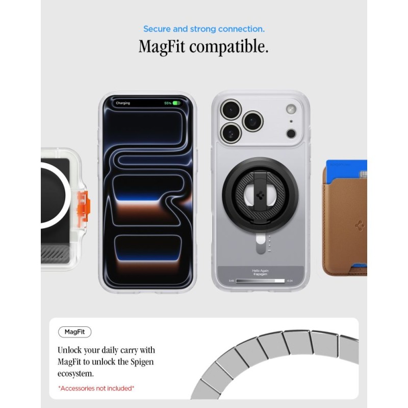 SPIGEN Ultra Hybrid MagSafe iPhone 17 Pro / 18 Pro Classic Silver (ACS12167) SPIGEN Ultra Hybrid MagSafe iPhone 17 Pro / 18 Pro Classic Silver (ACS12167)