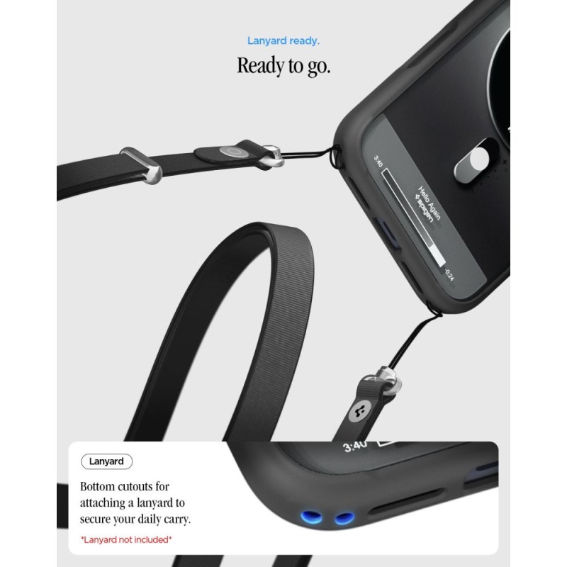 SPIGEN Ultra Hybrid MagSafe iPhone 17 Pro / 18 Pro Classic Black (ACS12168) SPIGEN Ultra Hybrid MagSafe iPhone 17 Pro / 18 Pro Classic Black (ACS12168)