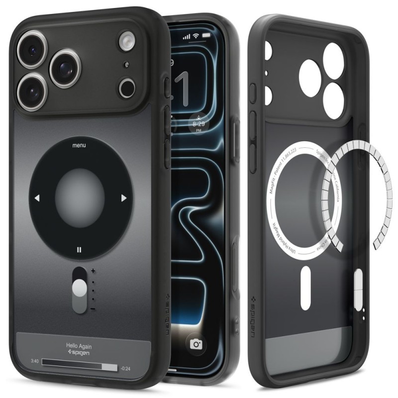 SPIGEN Ultra Hybrid MagSafe iPhone 17 Pro / 18 Pro Classic Black (ACS12168) SPIGEN Ultra Hybrid MagSafe iPhone 17 Pro / 18 Pro Classic Black (ACS12168)