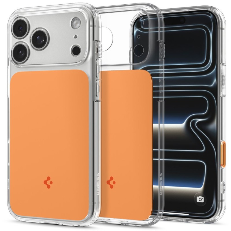 SPIGEN Ultra Hybrid MagSafe T за iPhone 17 Pro / 18 Pro (Glossy Orange)