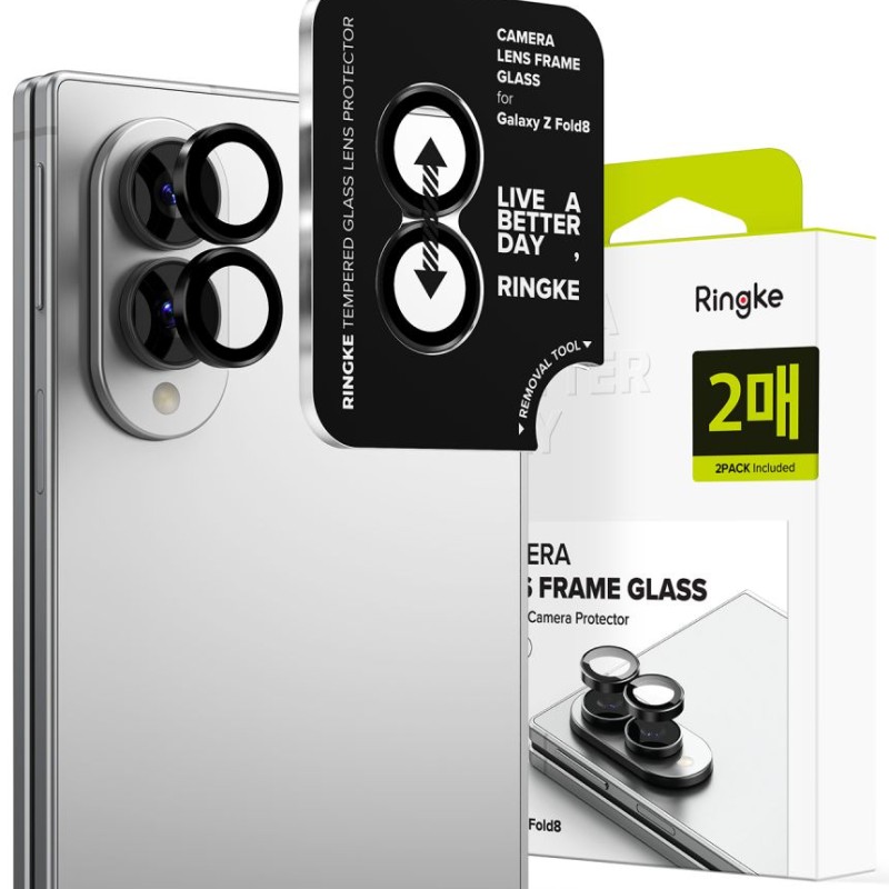 Ringke Camera Frame Protector 2-PACK за Samsung Galaxy Z Fold 8 (черен) - Ringke Camera Frame Protector 2-PACK за Samsung Galaxy Z Fold 8 (черен) - 8800380460577