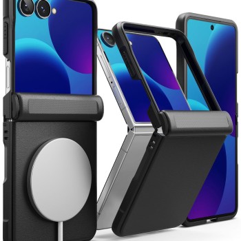 RINGKE ONYX Flap Magnetic MagSafe Case за Samsung Galaxy Z Flip 8 Black RINGKE ONYX Flap Magnetic MagSafe Case за Samsung Galaxy Z Flip 8 Black
