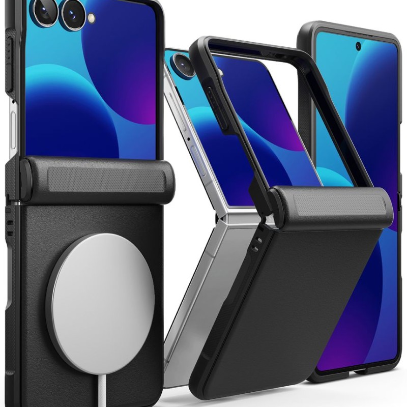 RINGKE ONYX Flap Magnetic MagSafe Case за Samsung Galaxy Z Flip 8 Black RINGKE ONYX Flap Magnetic MagSafe Case за Samsung Galaxy Z Flip 8 Black