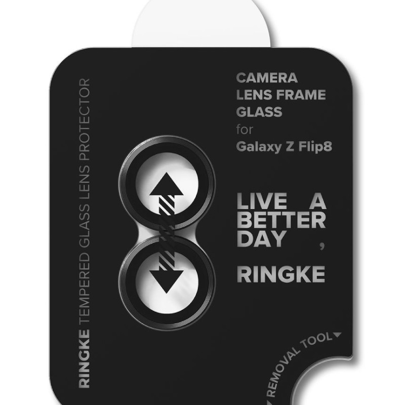 Ringke Camera Frame Protector (2 бр.) за Samsung Galaxy Z Flip 8 – Черен - 8800380460621