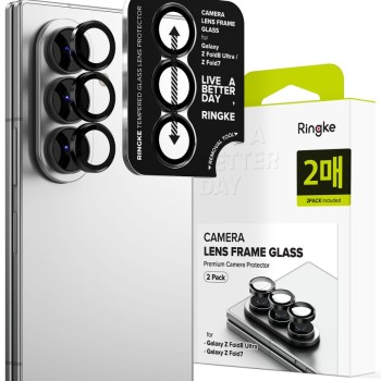 Ringke Camera Frame Protector 2-Pack за Samsung Galaxy Z Fold 7 / 8 Ultra (Ultra Black)