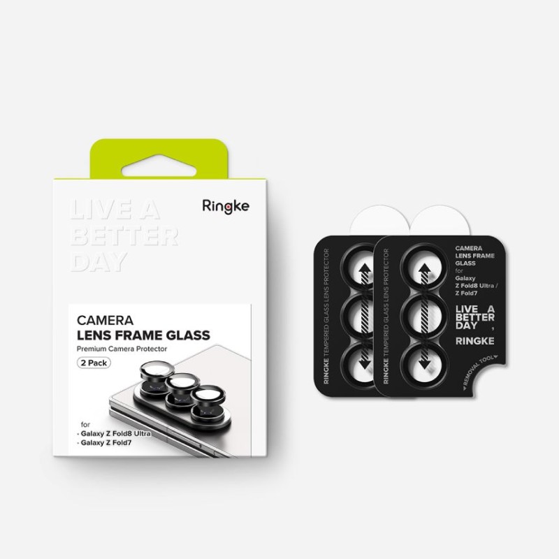 Ringke Camera Frame Protector 2-Pack за Samsung Galaxy Z Fold 7 / 8 Ultra (Ultra Black) - Ringke Camera Frame Protector 2-Pack за Samsung Galaxy Z Fold 7 / 8 Ultra (Ultra Black) - 8800380460638