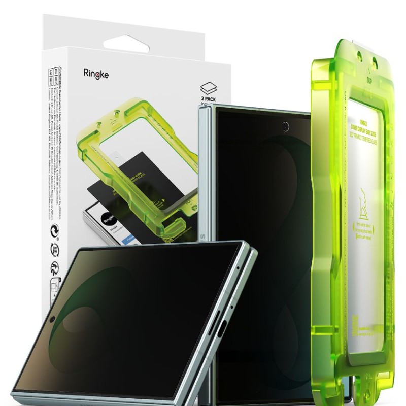 Ringke Easy Slide Privacy 360 – калено защитно стъкло за Samsung Galaxy Z Fold 8, 2 бр. (privacy)