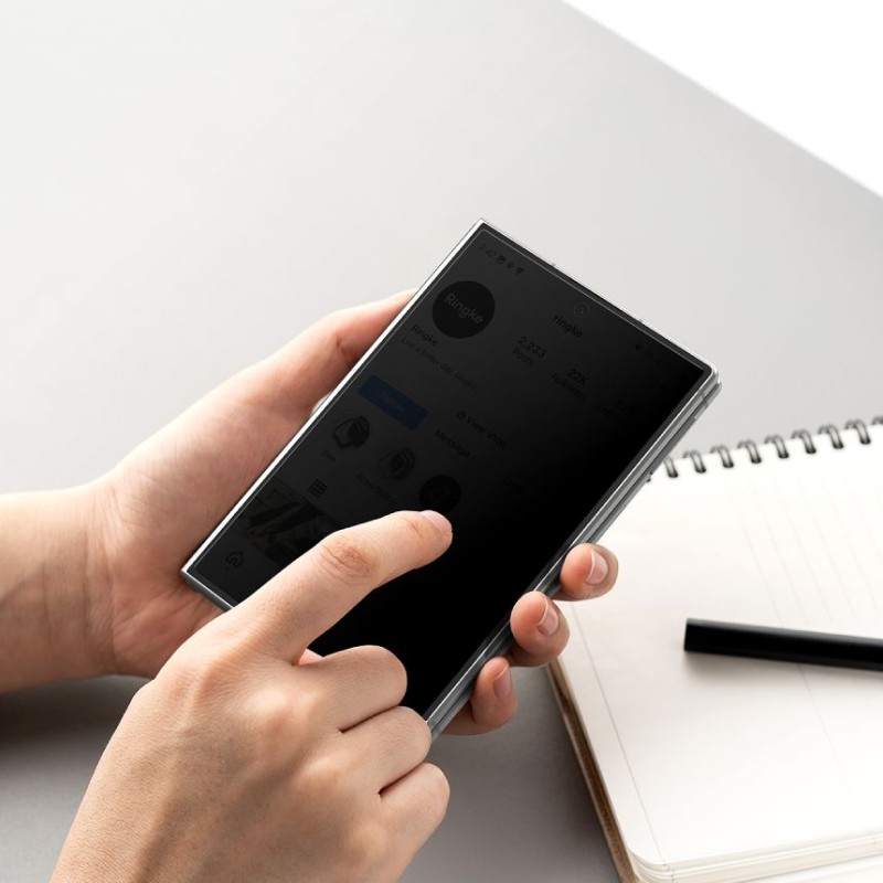 Ringke Easy Slide Privacy 360 – калено защитно стъкло за Samsung Galaxy Z Fold 8, 2 бр. (privacy)