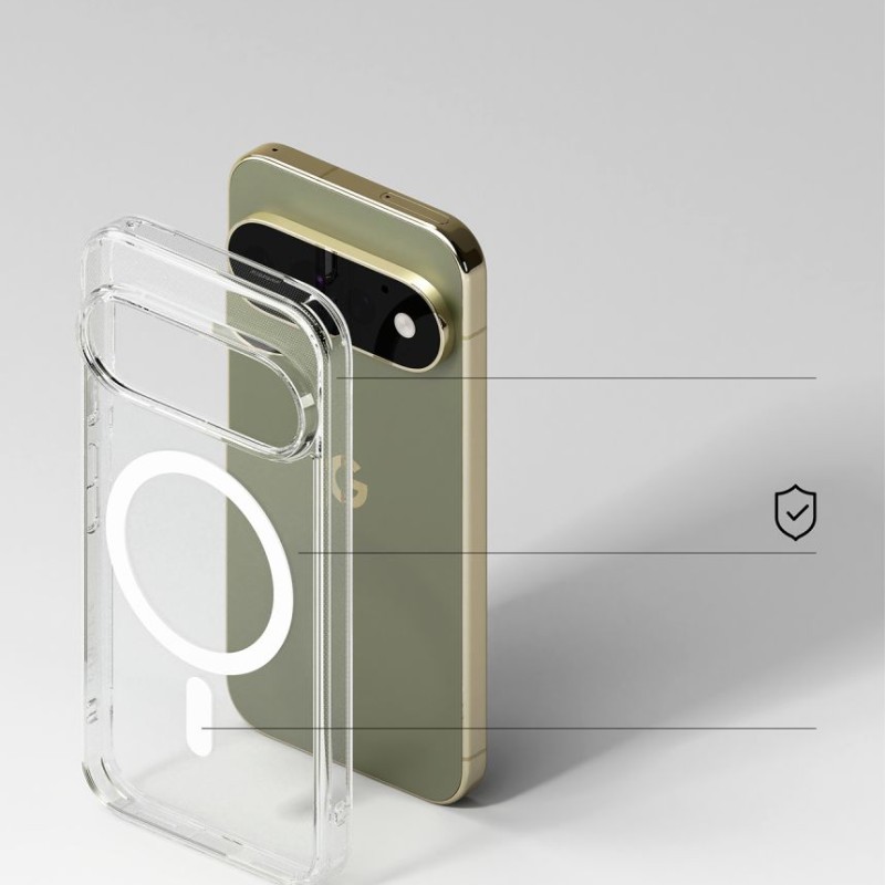 Ringke Fusion Magnetic MagSafe за Google Pixel 11 Pro (Clear)