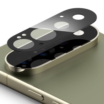 Ringke Camera Full Cover Tempered Glass 2-пак за Google Pixel 11 Pro (черен)