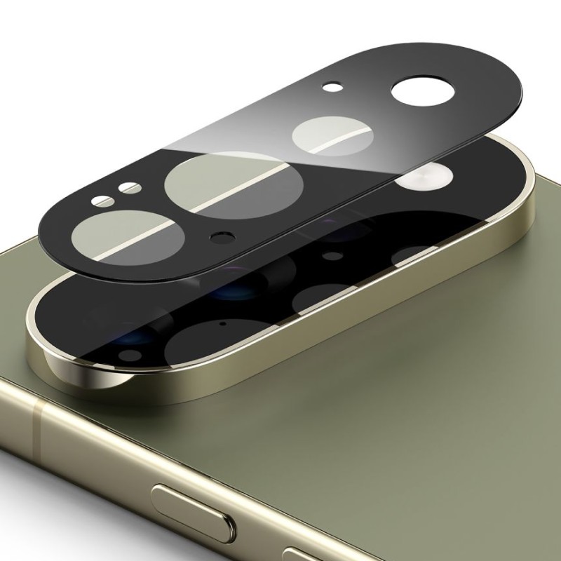 Ringke Camera Full Cover Tempered Glass 2-пак за Google Pixel 11 Pro (черен)