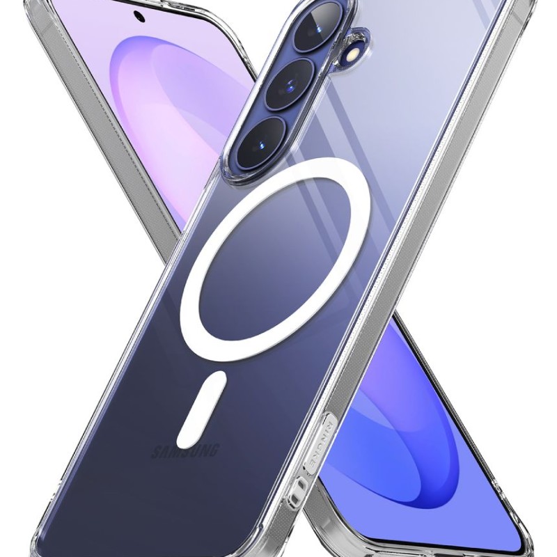 Ringke Fusion Magnetic MagSafe за Samsung Galaxy S26 FE – прозрачен