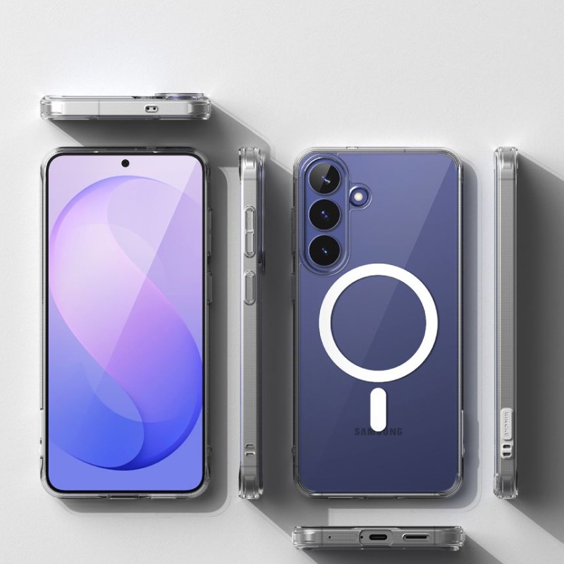 Ringke Fusion Magnetic MagSafe за Samsung Galaxy S26 FE – прозрачен