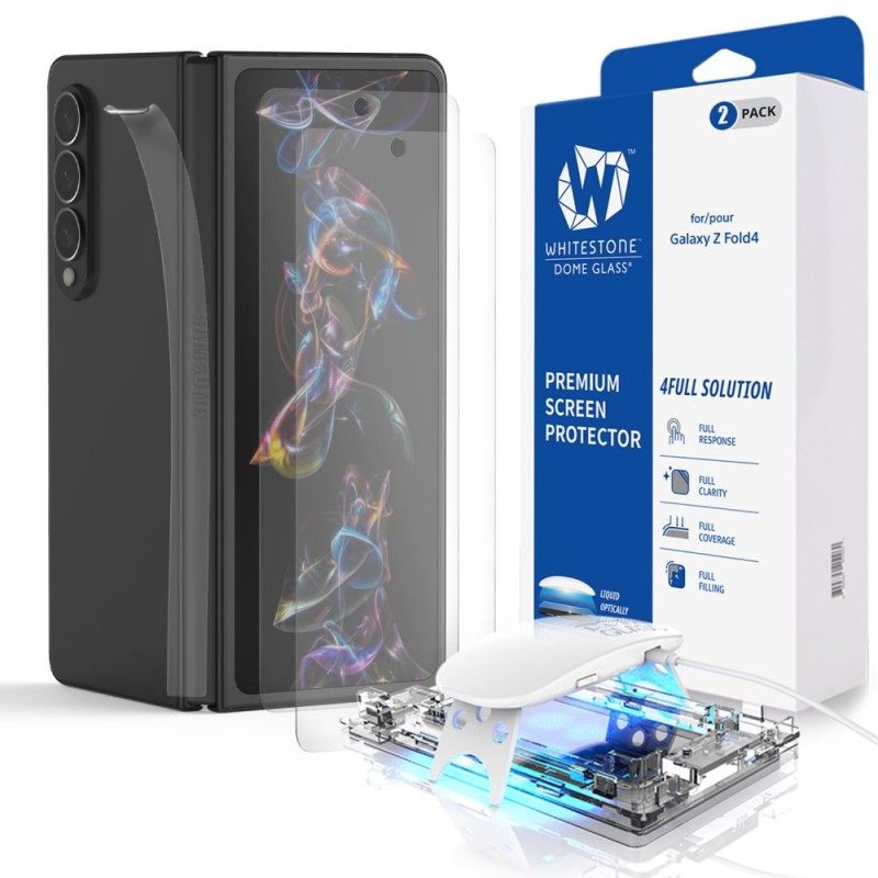 Whitestone Dome Glass – закалено стъкло 2 броя за Galaxy Z Fold 4 - 8809365407057