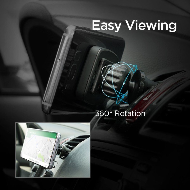 SPIGEN H12 VENT MAGNETIC CAR MOUNT HOLDER - SPIGEN H12 VENT MAGNETIC CAR MOUNT HOLDER - 8809466643101-000CD20115
