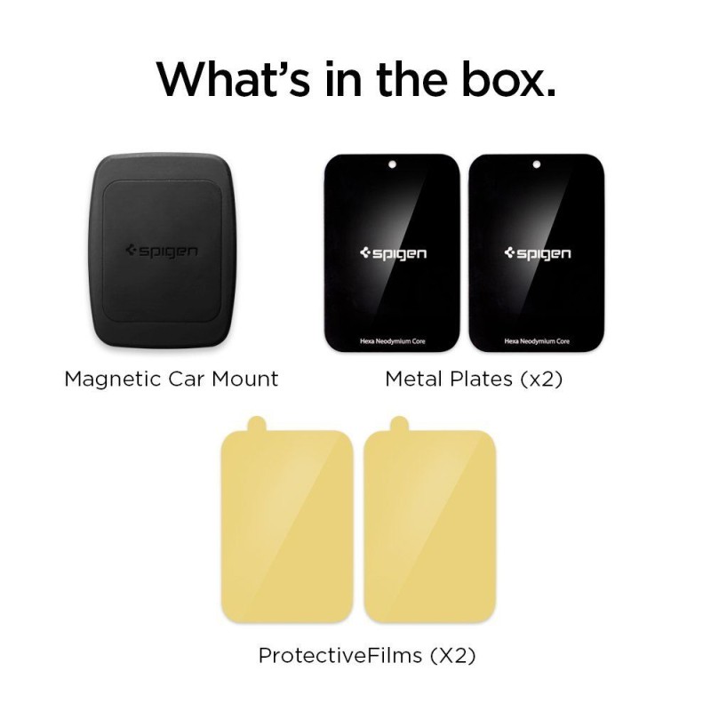 SPIGEN H12 VENT MAGNETIC CAR MOUNT HOLDER - SPIGEN H12 VENT MAGNETIC CAR MOUNT HOLDER - 8809466643101-000CD20115