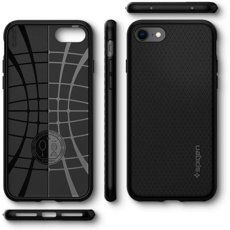 SPIGEN LIQUID AIR iPhone 7 / 8 / SE 2020 / 2022 BLACK - 8809466646270-042CS20511