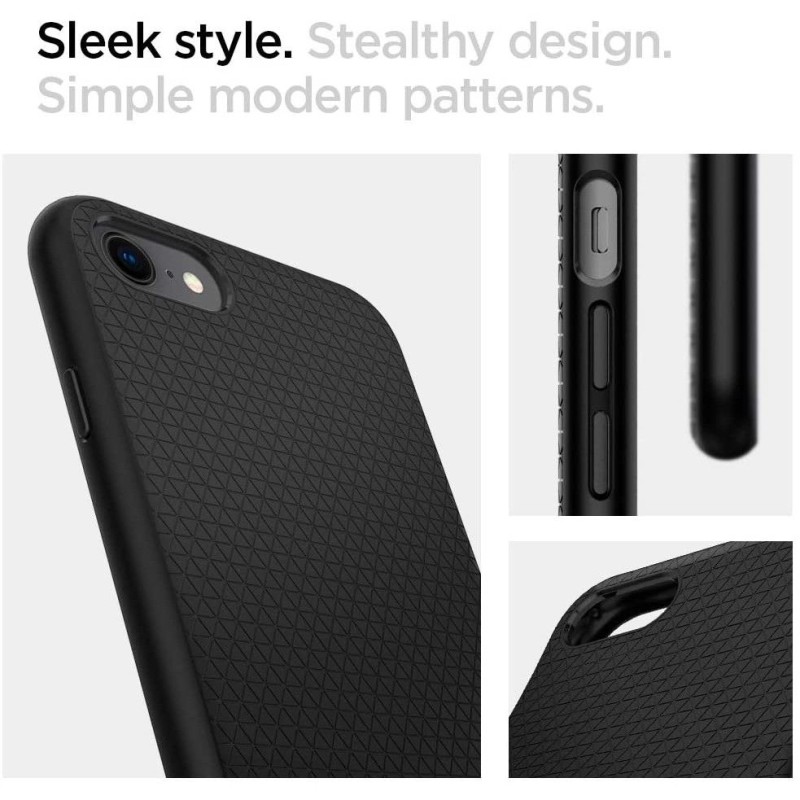 SPIGEN LIQUID AIR iPhone 7 / 8 / SE 2020 / 2022 BLACK - 8809466646270-042CS20511