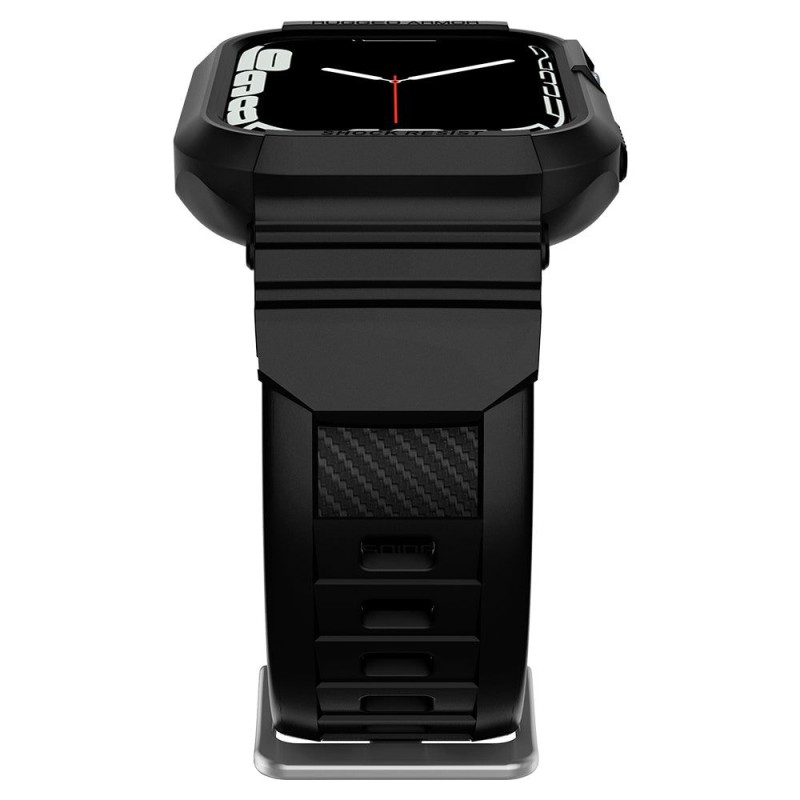 SPIGEN RUGGED ARMOR ”PRO” Apple Watch 6 / 7 / 8 / 9 / SE 1 / 2 / 3 (44 / 45 MM) BLACK - 8809613768060-062CS25324