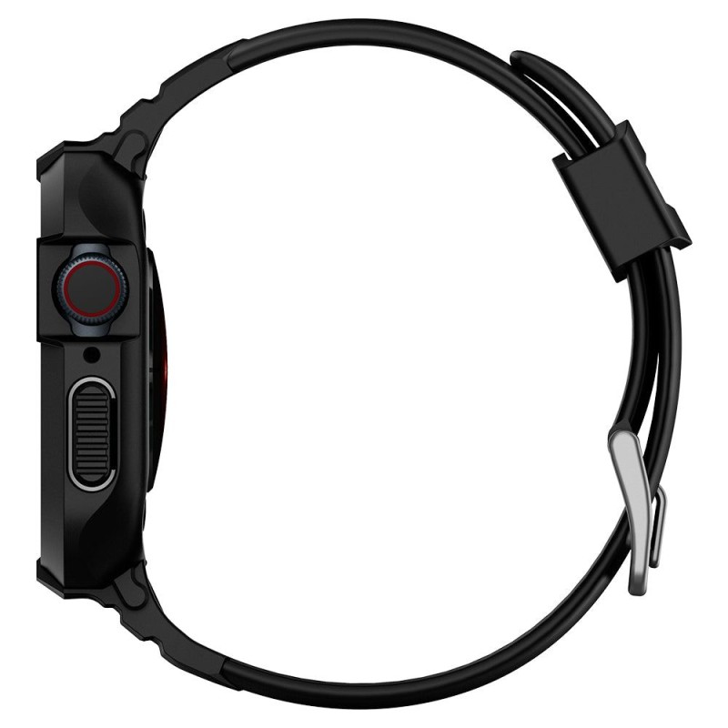 SPIGEN RUGGED ARMOR ”PRO” Apple Watch 6 / 7 / 8 / 9 / SE 1 / 2 / 3 (44 / 45 MM) BLACK - 8809613768060-062CS25324