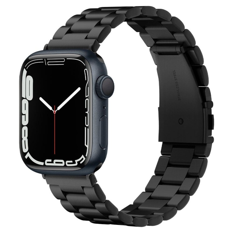 SPIGEN MODERN FIT BAND за Apple Watch 8 / 9 / 10 / 11 / SE / ULTRA (44 / 45 / 46 / 49 мм) BLACK - SPIGEN MODERN FIT BAND за Apple Watch 8 / 9 / 10 / 11 / SE / ULTRA (44 / 45 / 46 / 49 мм) BLACK - 8809613768824-062MP25403
