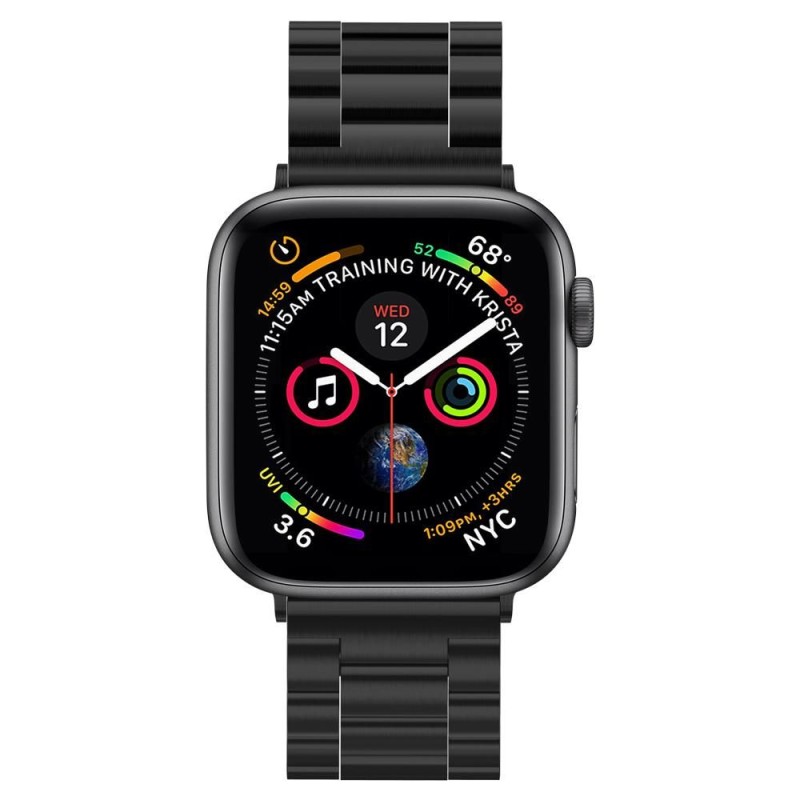 SPIGEN MODERN FIT BAND за Apple Watch 8 / 9 / 10 / 11 / SE / ULTRA (44 / 45 / 46 / 49 мм) BLACK - SPIGEN MODERN FIT BAND за Apple Watch 8 / 9 / 10 / 11 / SE / ULTRA (44 / 45 / 46 / 49 мм) BLACK - 8809613768824-062MP25403