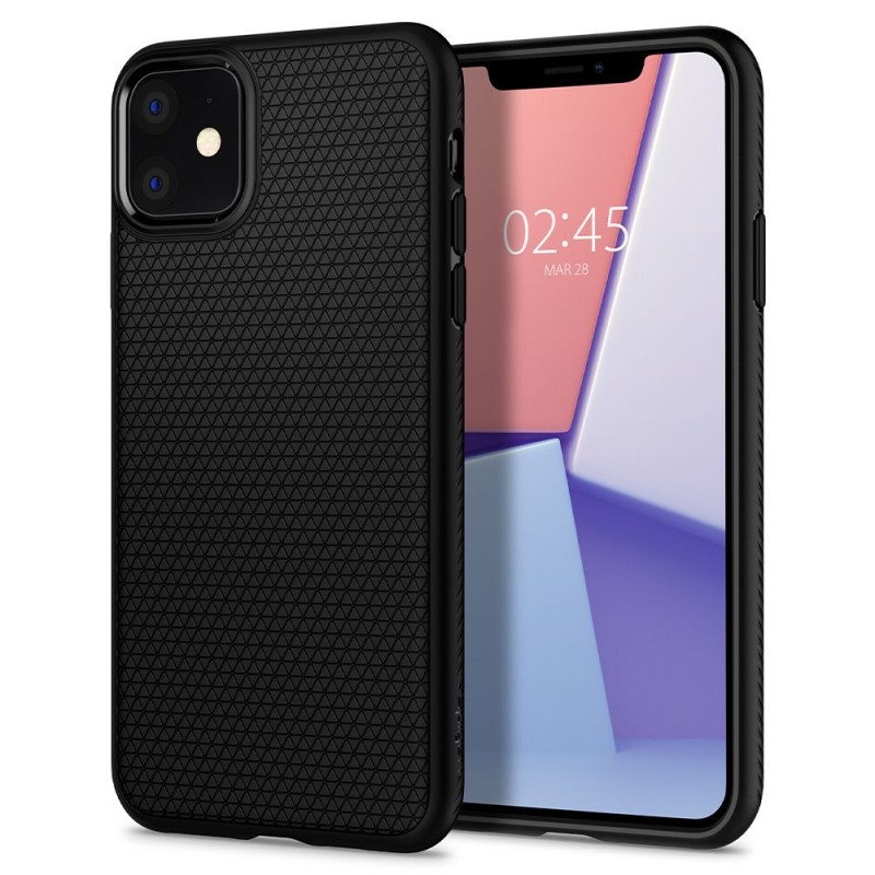 SPIGEN LIQUID AIR IPHONE 11 MATTE BLACK - SPIGEN LIQUID AIR IPHONE 11 MATTE BLACK - 8809671010293-076CS27184