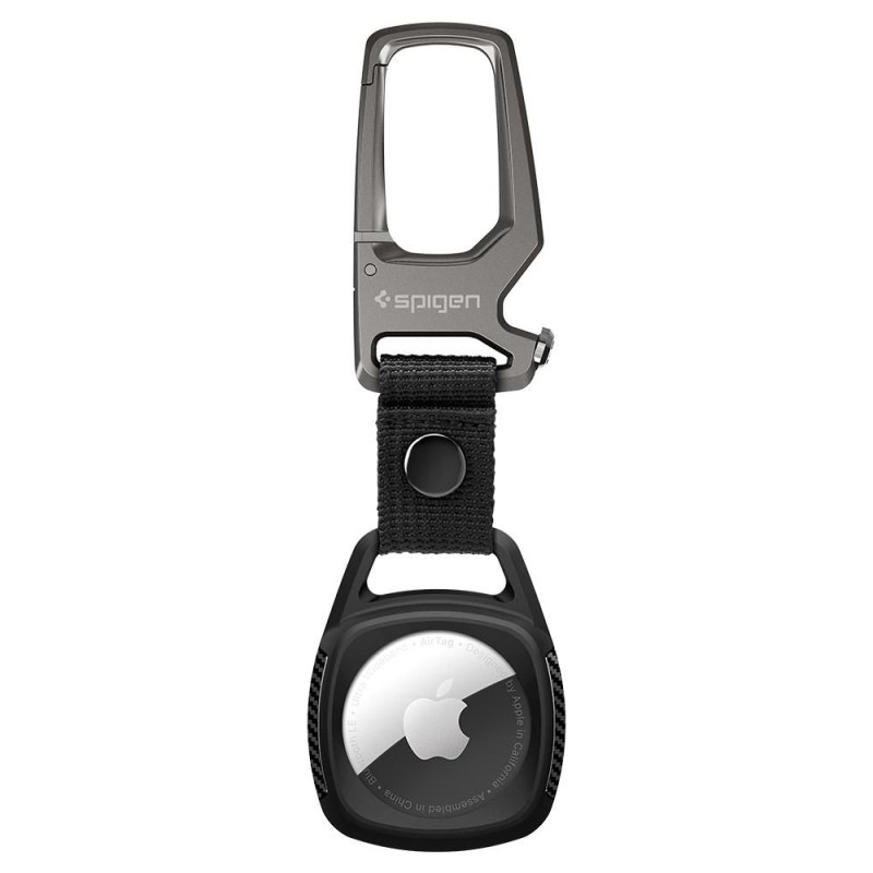 Spigen Rugged Armor за Apple AirTag 1 / 2 Matte Black - 8809710755468-AMP01565