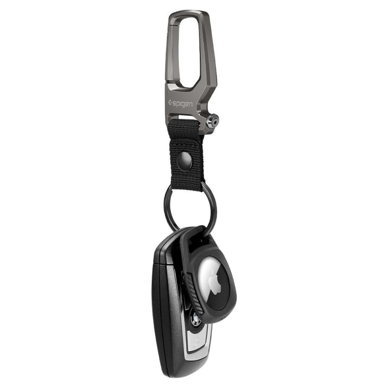 Spigen Rugged Armor за Apple AirTag 1 / 2 Matte Black - 8809710755468-AMP01565