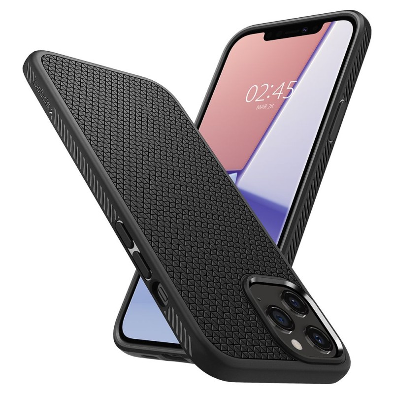 SPIGEN LIQUID AIR за iPhone 12 / 12 PRO MATTE BLACK - 8809710756496-ACS01701