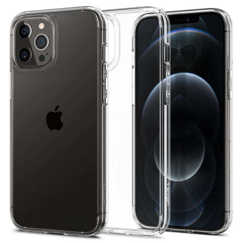 SPIGEN ULTRA HYBRID IPHONE 12 / 12 PRO CRYSTAL CLEAR - 8809710756502-ACS01702