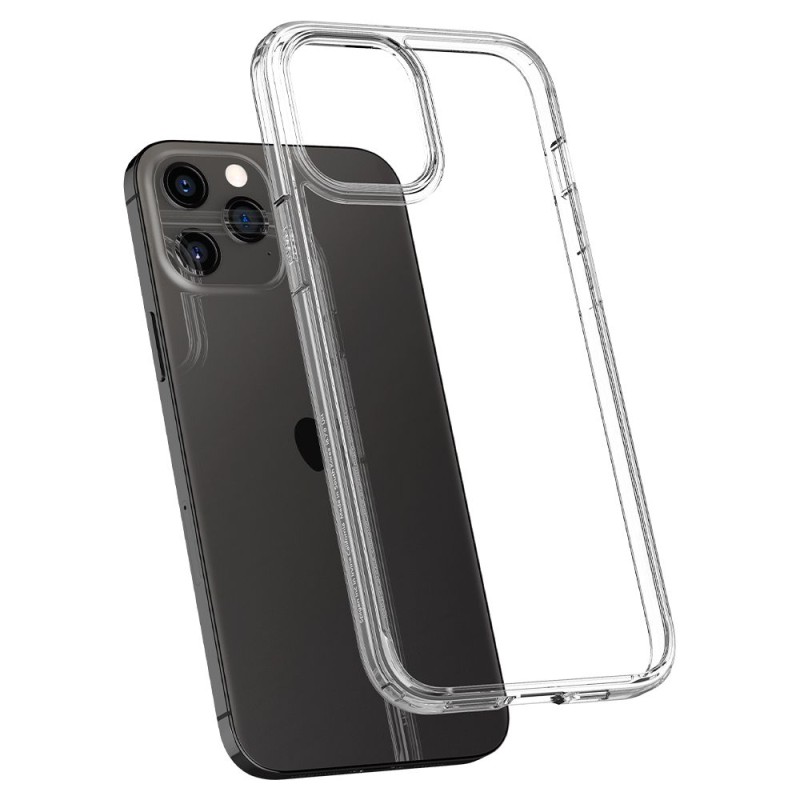 SPIGEN ULTRA HYBRID IPHONE 12 / 12 PRO CRYSTAL CLEAR - 8809710756502-ACS01702