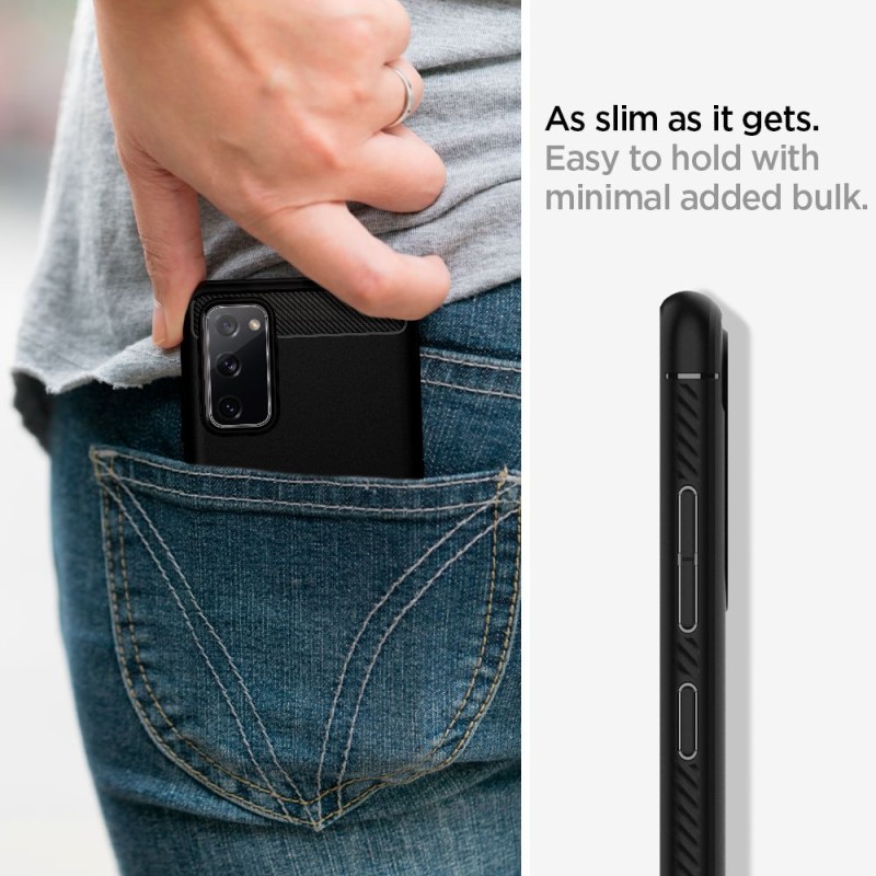 SPIGEN RUGGED ARMOR GALAXY S20 FE MATTE BLACK - 8809710757530-ACS01847