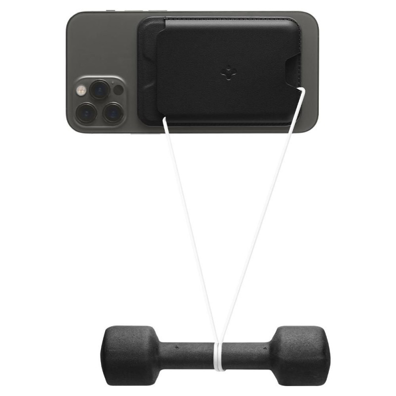 Spigen Valentinus MagSafe универсална магнитна поставка за карти Black - 8809756641510-AMP02284