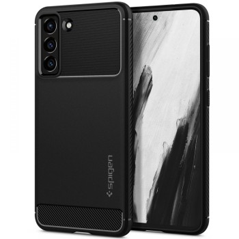 SPIGEN RUGGED ARMOR за Galaxy S21 FE, матово черно