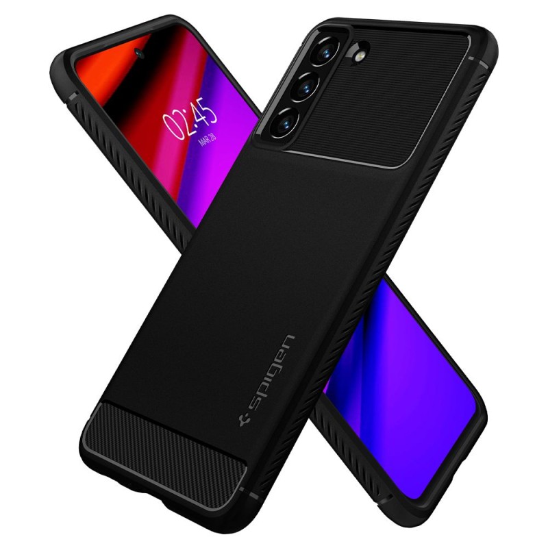 SPIGEN RUGGED ARMOR за Galaxy S21 FE, матово черно - SPIGEN RUGGED ARMOR за Galaxy S21 FE, матово черно - 8809756648151-ACS03049