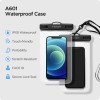 SPIGEN A601 Универсален водоустойчив калъф 2 броя Crystal Clear (до 8) - 8809756648588-AMP03098