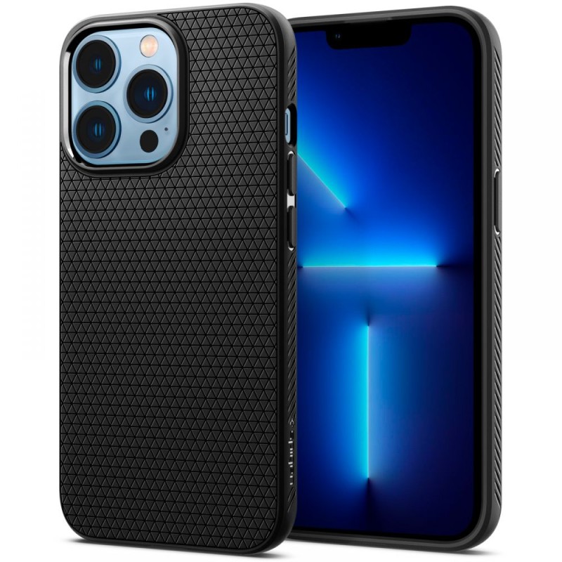 SPIGEN LIQUID AIR за iPhone 13 Pro, матово черно - SPIGEN LIQUID AIR за iPhone 13 Pro, матово черно - 8809811850062-ACS03258
