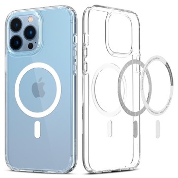 Spigen Ultra Hybrid Mag Magsafe кейс за iPhone 13 Pro (бял)