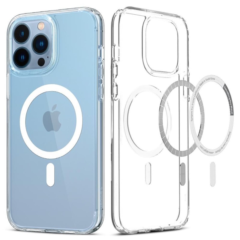 Spigen Ultra Hybrid Mag Magsafe кейс за iPhone 13 Pro (бял) - 8809811850154-ACS03267