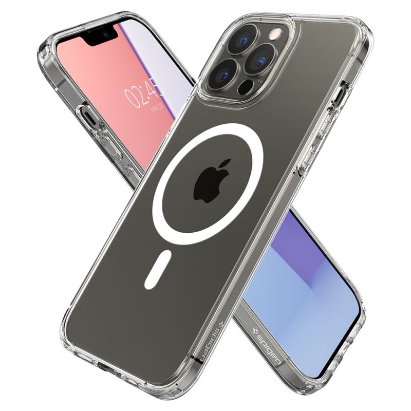 Spigen Ultra Hybrid Mag Magsafe кейс за iPhone 13 Pro (бял) - 8809811850154-ACS03267