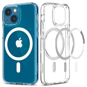 Spigen Ultra Hybrid MagSafe кейс за iPhone 13 mini (бял)