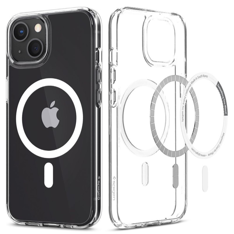 Spigen Ultra Hybrid MagSafe кейс за iPhone 13 mini (бял) - Spigen Ultra Hybrid MagSafe кейс за iPhone 13 mini (бял) - 8809811850703-ACS03322