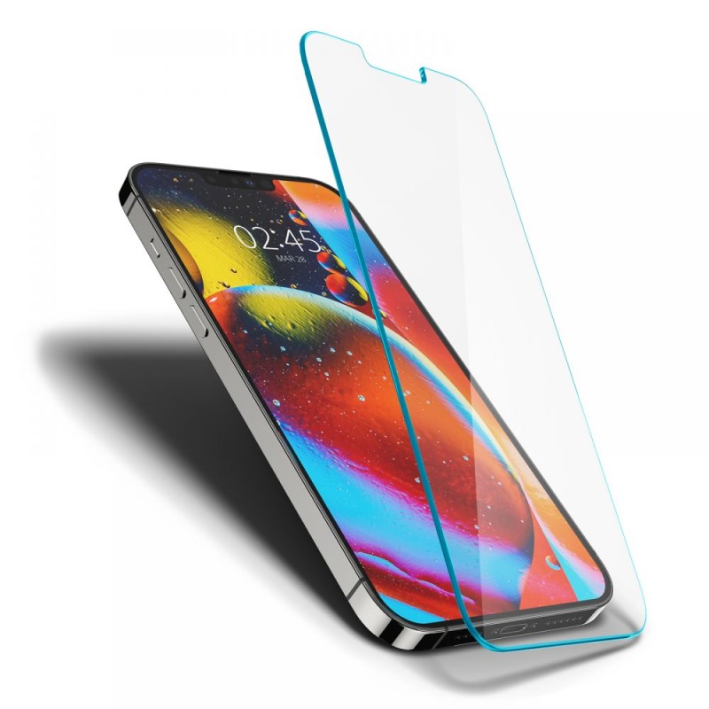Spigen Glas.TR Slim закалено стъкло за iPhone 13 / 13 Pro / 14 / 16E / 17E (clear) - Spigen Glas.TR Slim закалено стъкло за iPhone 13 / 13 Pro / 14 / 16E / 17E (clear) - 8809811851281-AGL03391
