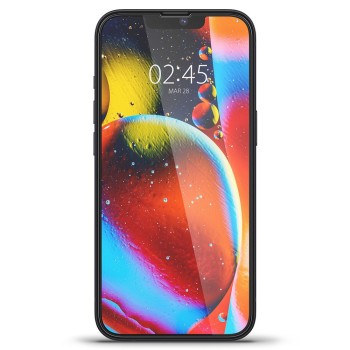 Spigen закалено стъкло Glass FC за iPhone 13 / 13 Pro / 14 / 16E / 17E (черно) Spigen закалено стъкло Glass FC за iPhone 13 / 13 Pro / 14 / 16E / 17E (черно)